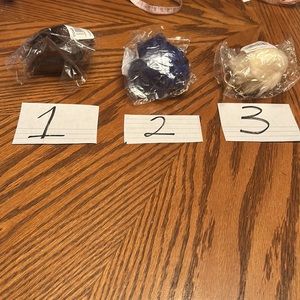 NWT WOMEN NO BRAND FUZZY CHARM AND KEYCHAIN IN MULTIPLE COLORS KEYCHAIN.